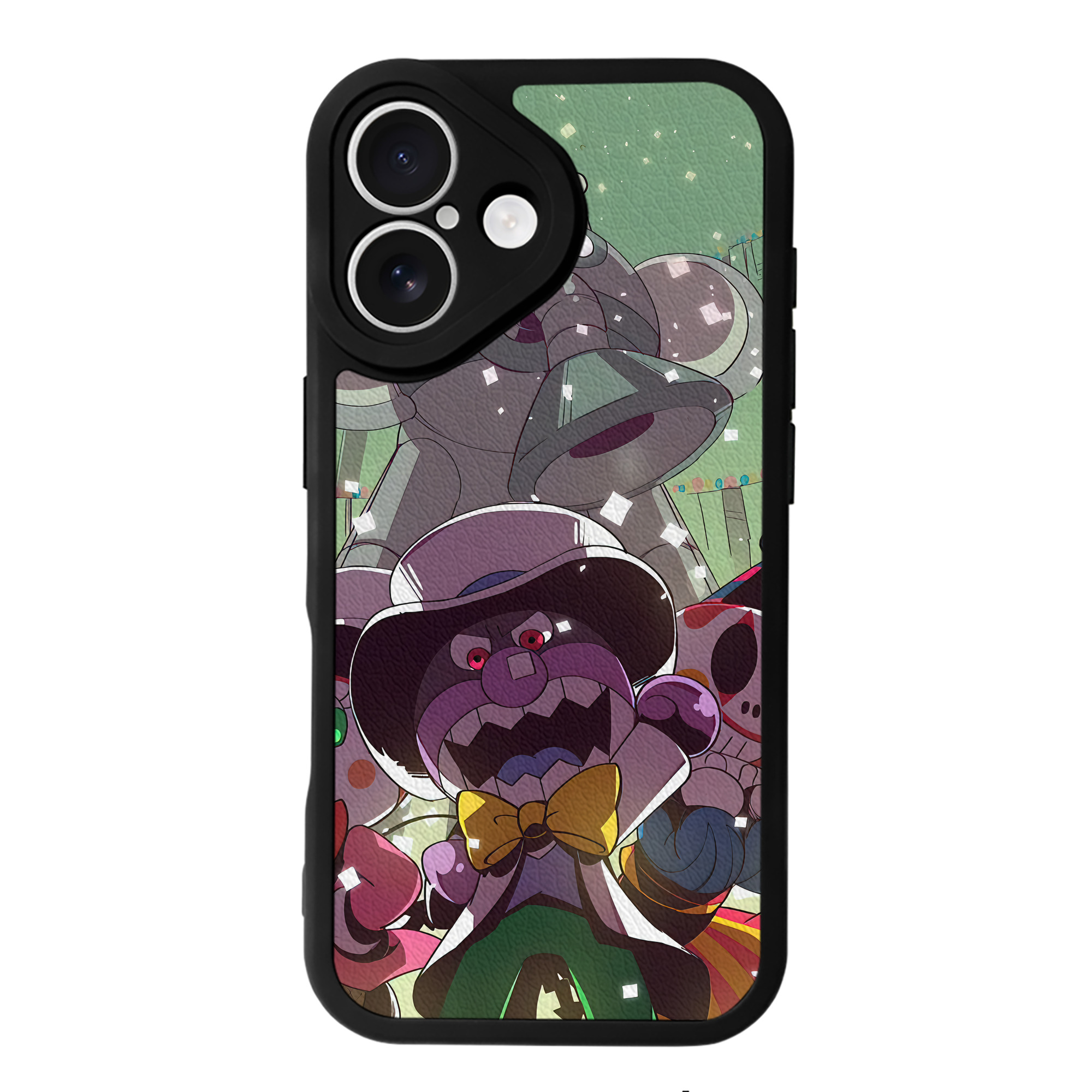 （画像用） アンパンマン Anpanman 【iPhone 16シリーズ対応】シリコンスマホケース（レザー調） 材質：シリコン